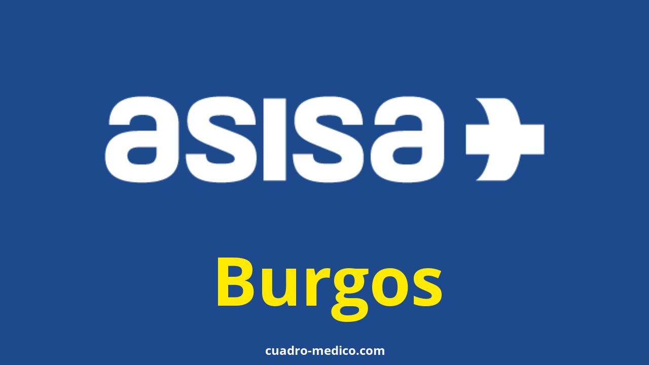 Cuadro Médico Asisa Burgos