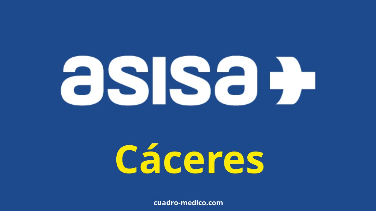 Cuadro Médico Asisa Cáceres