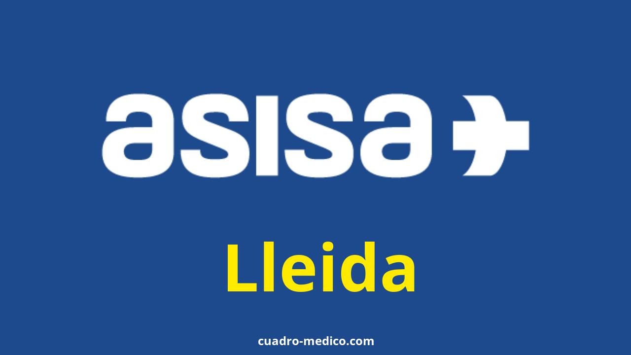 Cuadro Médico Asisa Lleida