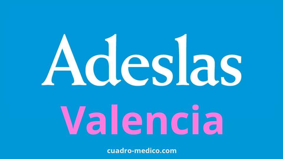 Cuadro Médico Adeslas Valencia