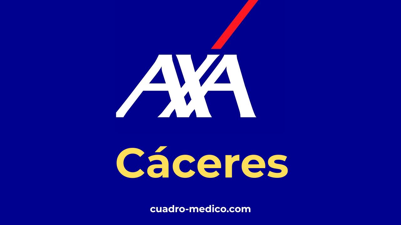Cuadro Médico AXA Cáceres
