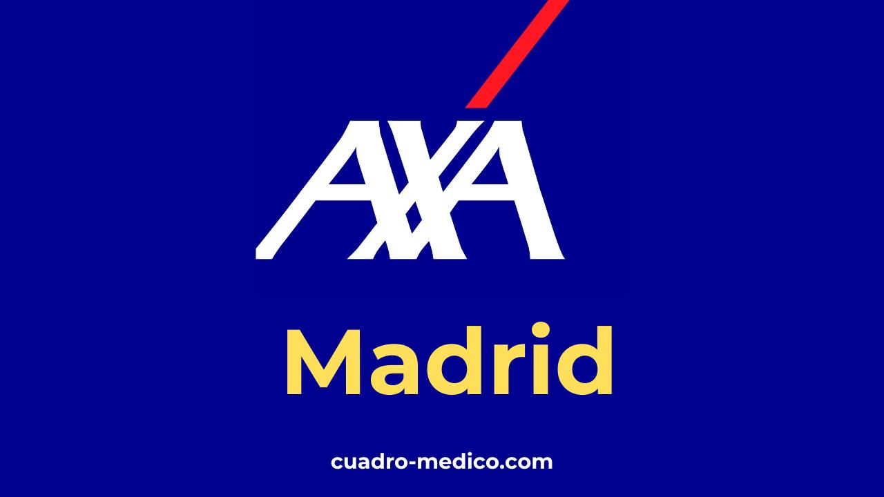 Cuadro Médico AXA Madrid
